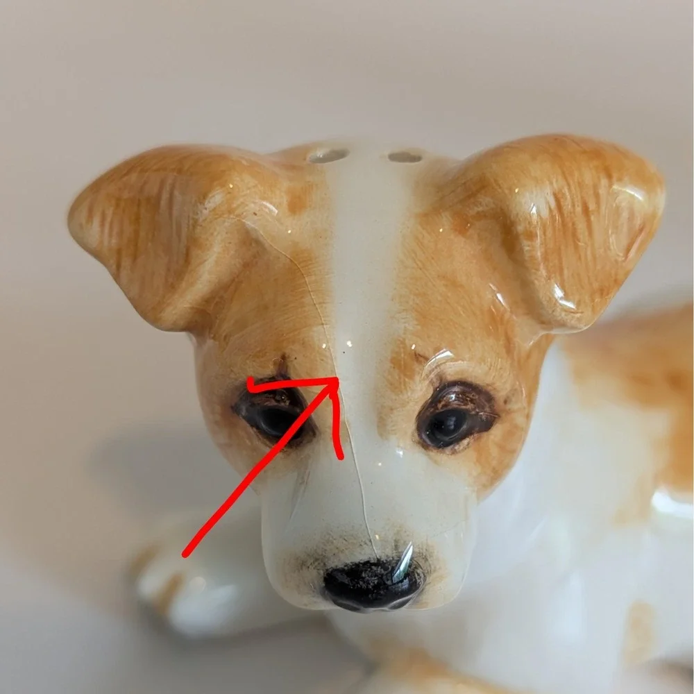 Big Sky Carvers Canine Salt Pepper Lot 6 Dogs-Beagle Westie Basset Pug Cocker